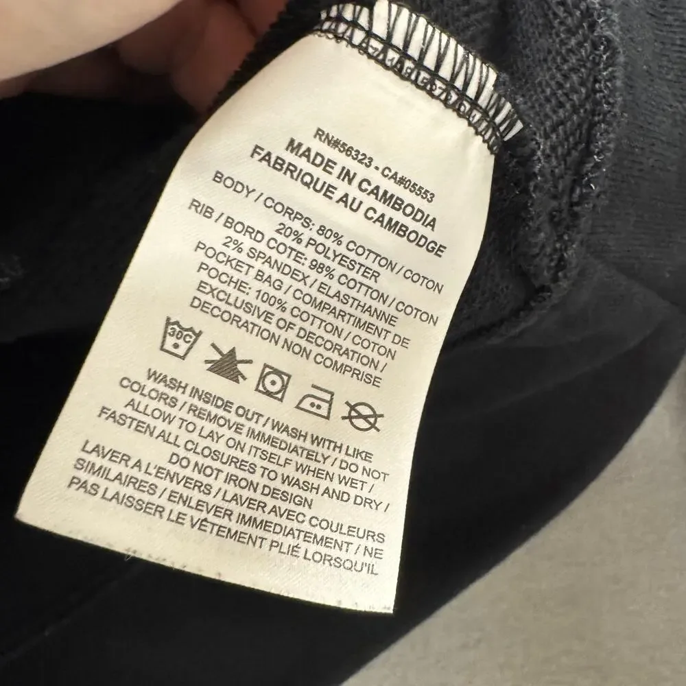 Nike Sweatshirt Girls XL Black Pullover‎ + Pockets Long Sleeve Athleisure